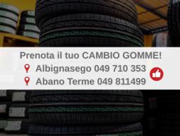Cambio gomme ad Albignasego e Abano Terme